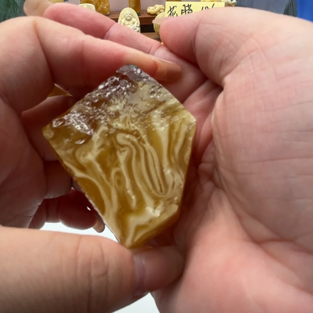 高***见未镶嵌定制琥珀蜜蜡