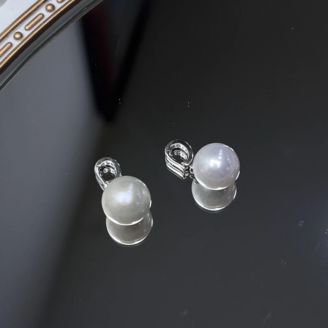 QC35-1100淡水有核珍珠S925银镶万能吊坠12mm+多样性发其一