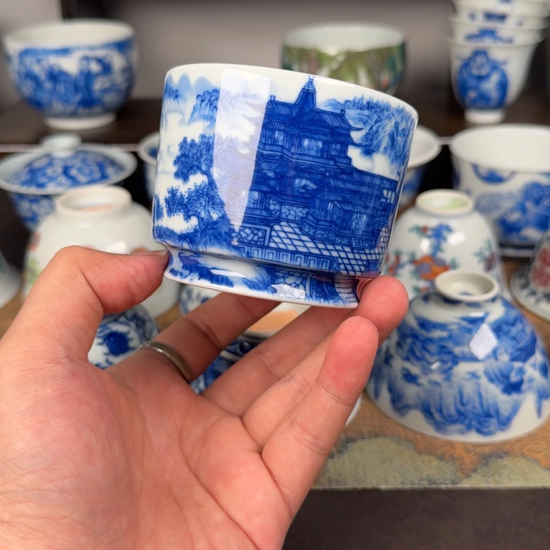 光****现代手工手绘茶器