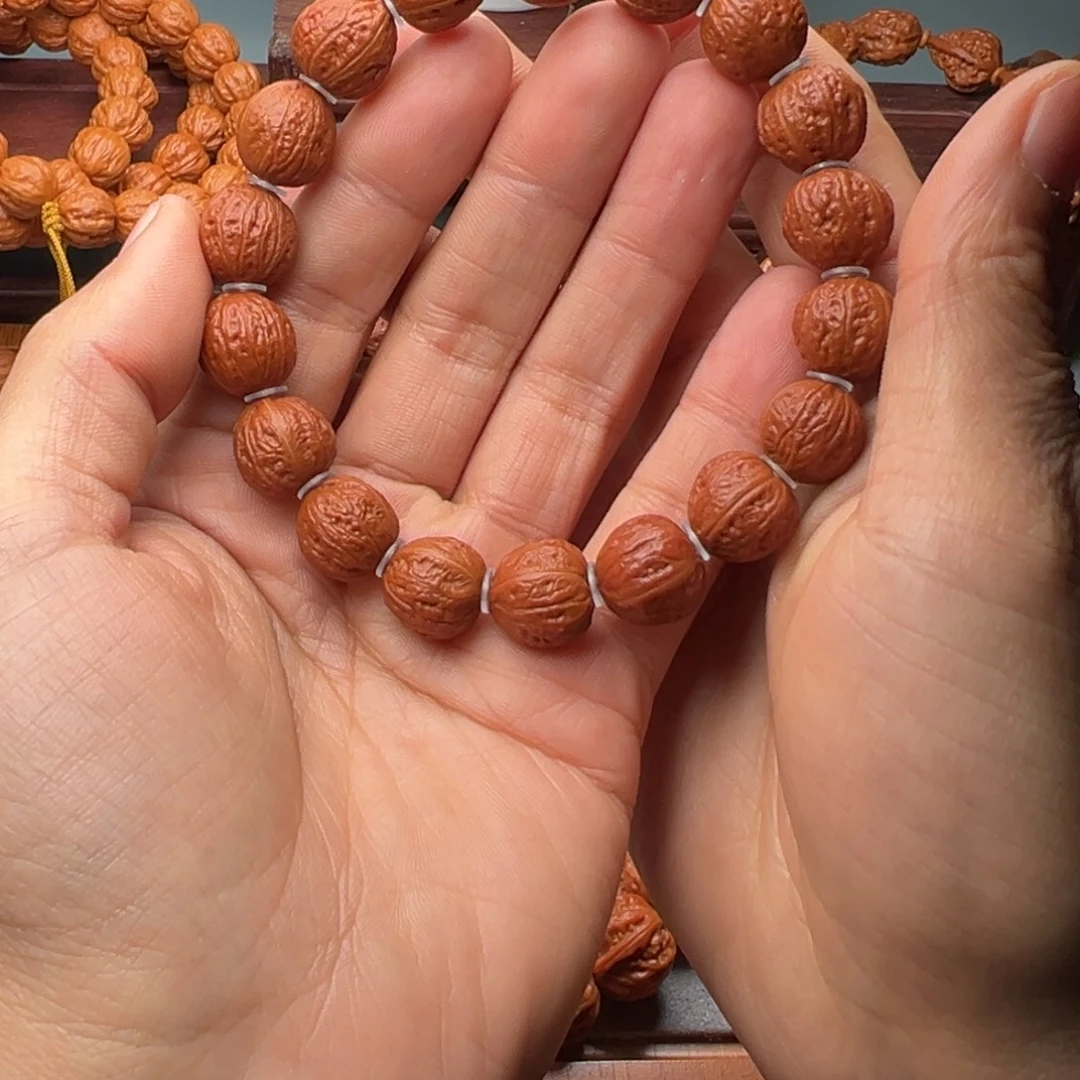 文玩核桃手串13.5小蚂蚁纹