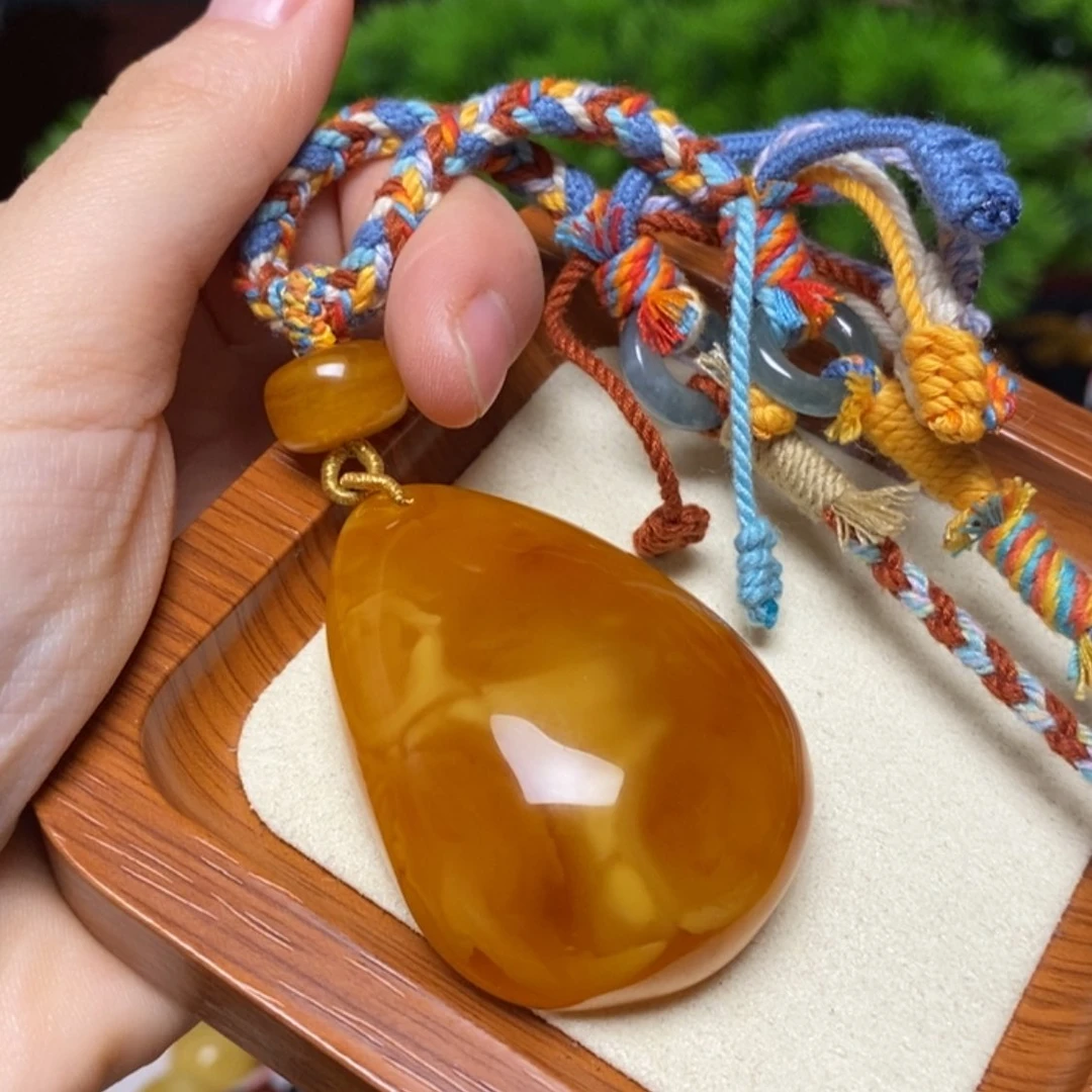 【闪购商品】蜜蜡颈饰未镶嵌项链