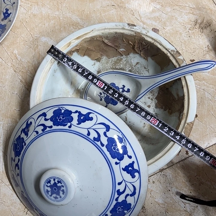 陶摆件25厘米品锅加大勺