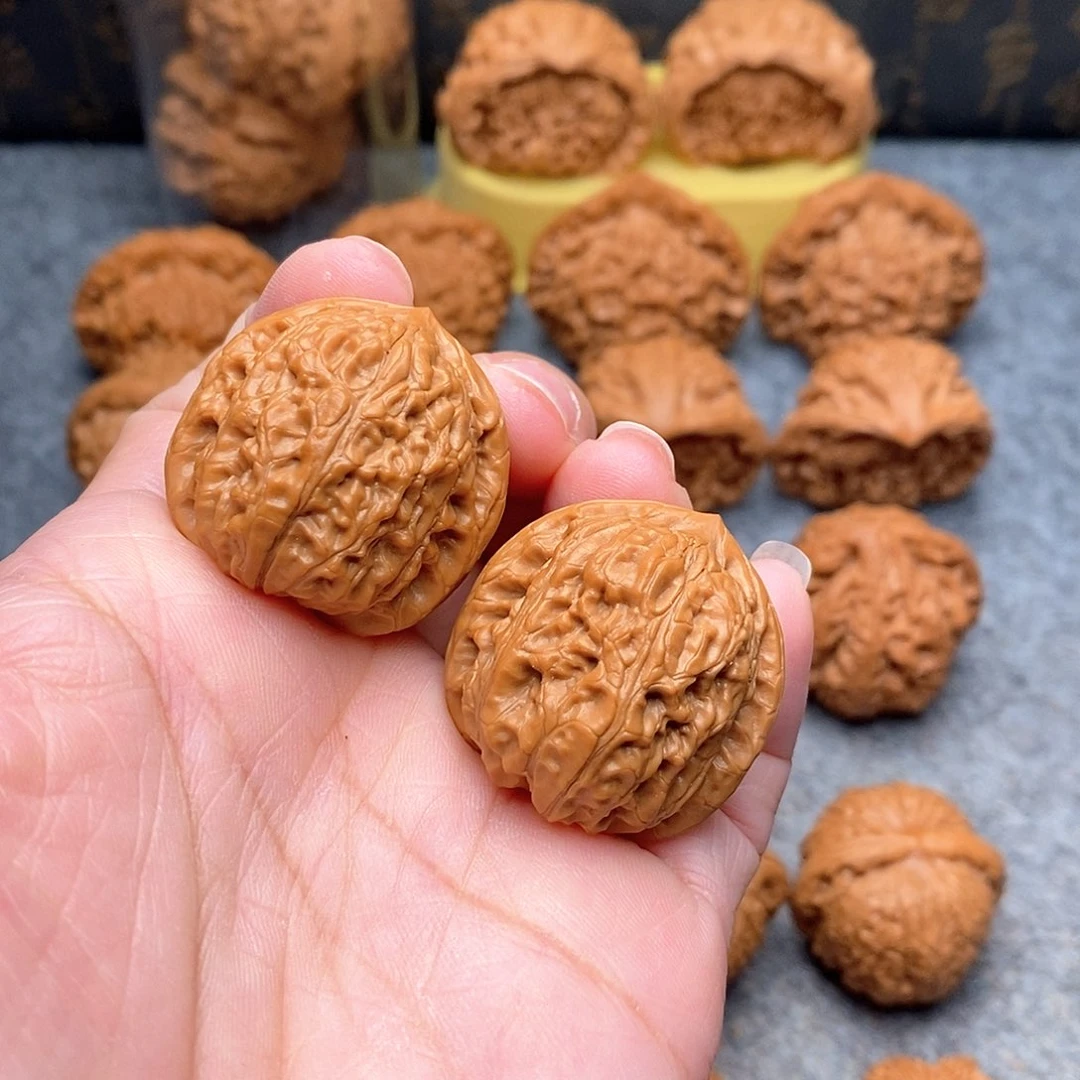 文玩核桃把件精品特价小手捻三元32