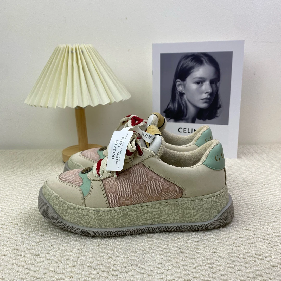 95新 GUCCI/古驰 3405/GUCCI 休闲鞋/37码/95新/无配件/公价8500