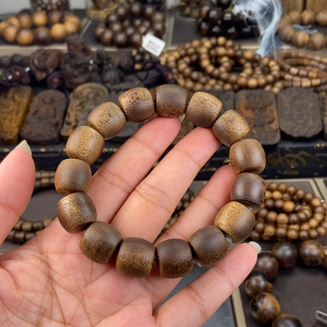 手串沉香原**阔越南芽庄白