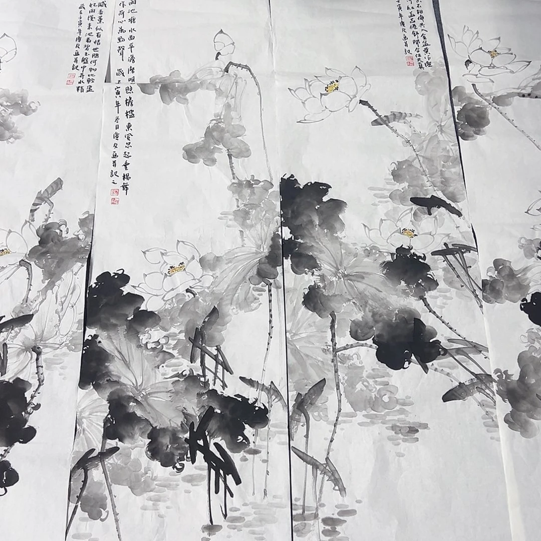 国画事事顺心如意万事如意万事