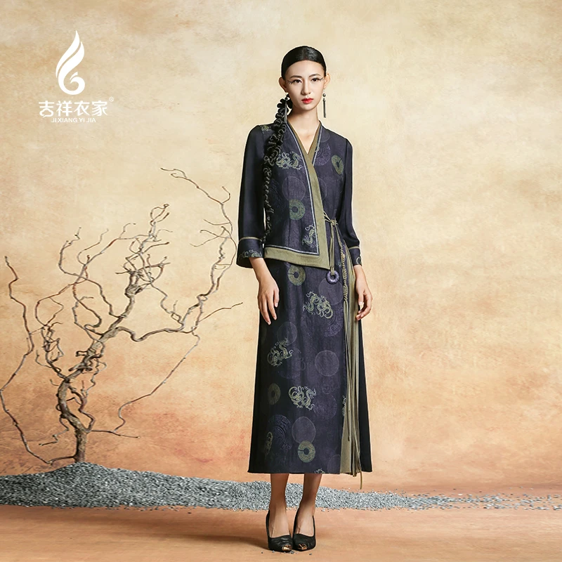 JIXIANGYIJIA/吉祥衣家 完璧归赵(连衣裙)943237076