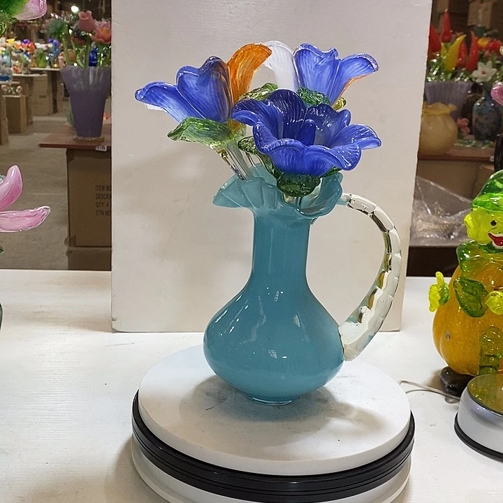 花瓶加3只花高35厘米