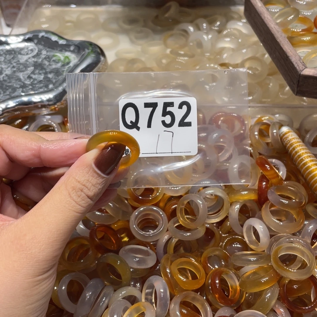 玛瑙/玉髓未镶嵌戒指752