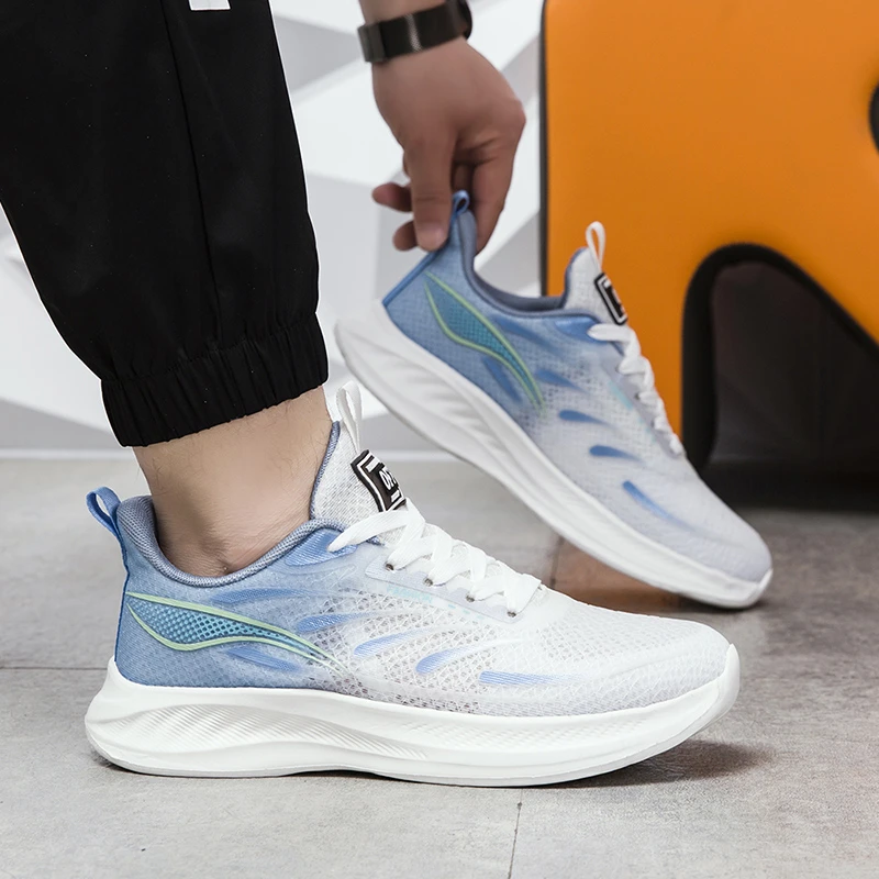 2025春季新款男鞋超轻舒适休闲百搭女鞋户外跑步运动鞋男透气耐磨