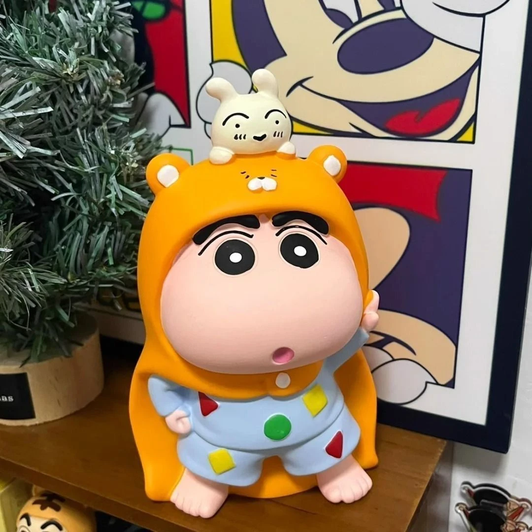 披风小新存钱罐宿舍卧室手办摆件蜡笔小新收纳储蓄罐闺蜜生日礼物