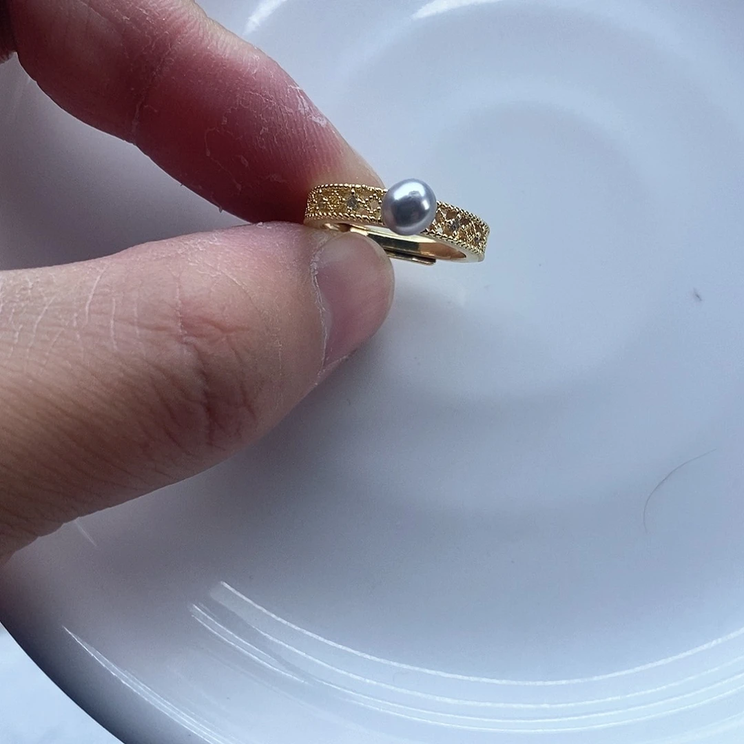 海水珍珠颈饰银S925镶嵌