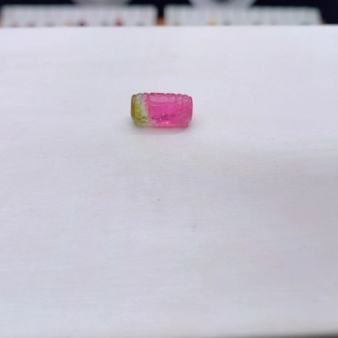 未镶嵌单珠m碧玺回纹珠