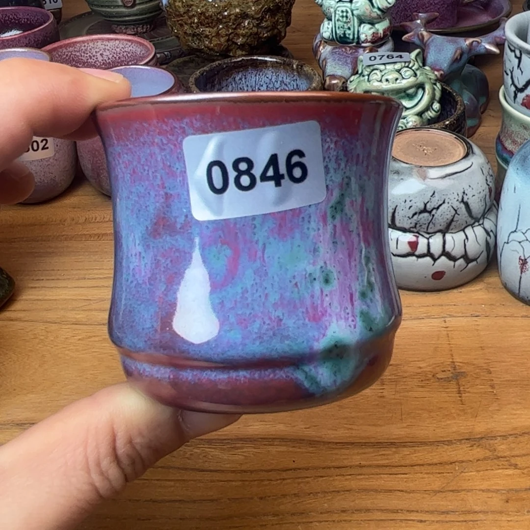 钧瓷杯子窑口自播原矿钧瓷13