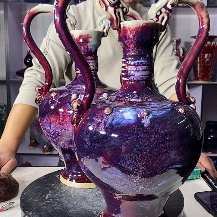 肚***皮瓷片中国神垕精品钧瓷