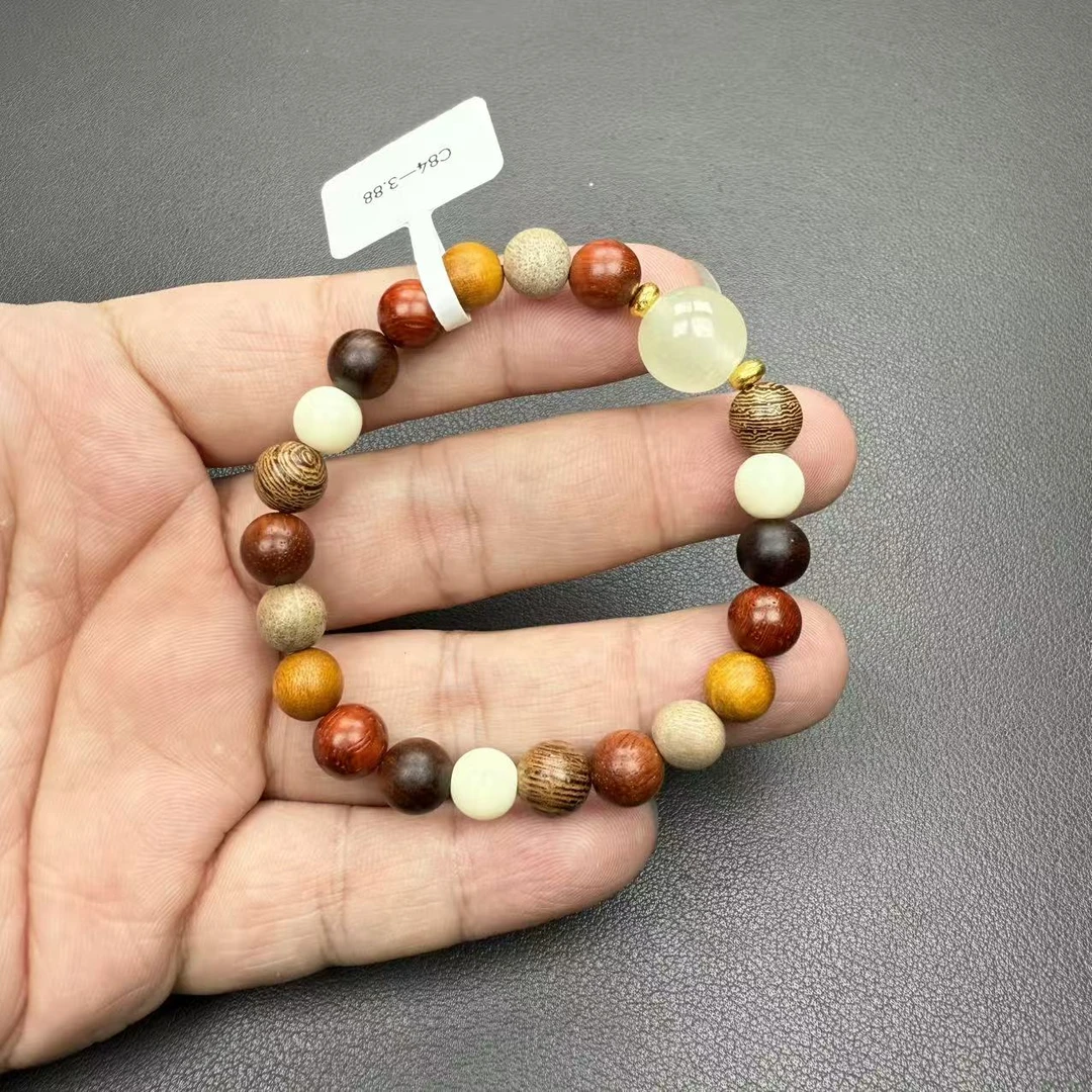 多宝珠8mm单圈手串木雕手把件84