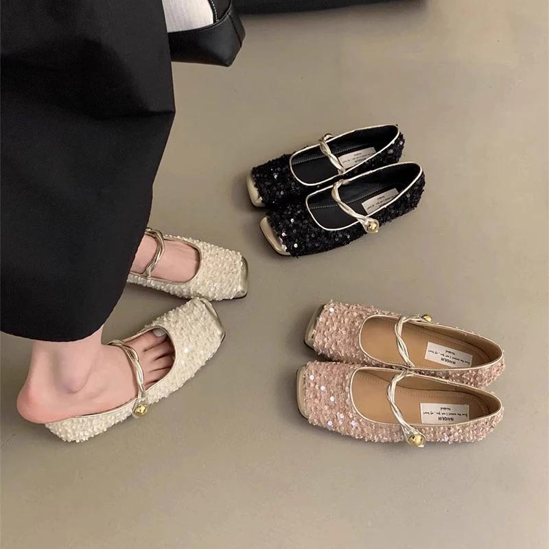 小香风玛丽珍单鞋女鞋子2025新款春秋平底法式时尚气质晚晚温柔鞋