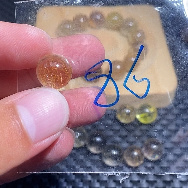 笼***雀未镶嵌手链发晶天然水晶手串