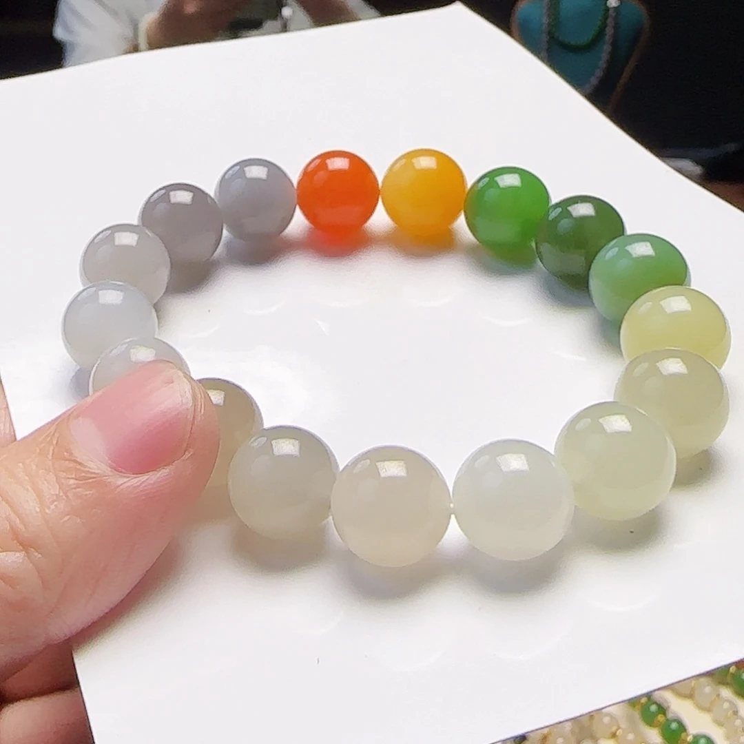 和田玉未镶嵌手链