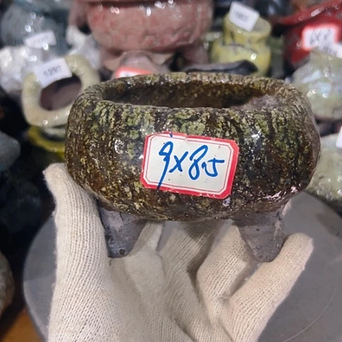 粗陶花盆手工花盆
