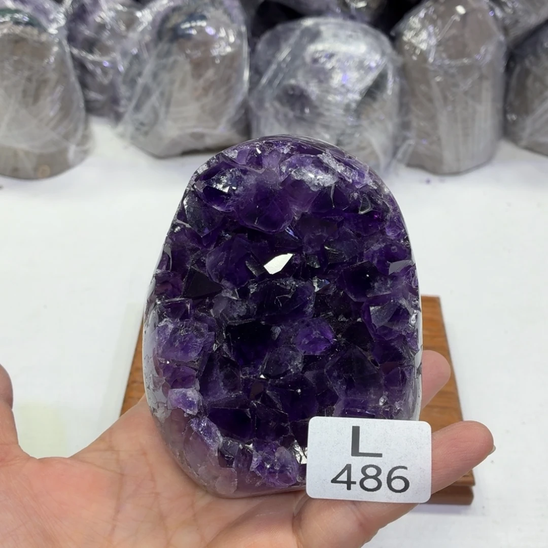 水晶摆件未镶嵌天然紫水晶