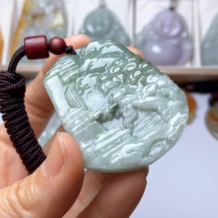 翡翠未镶嵌颈饰翡翠