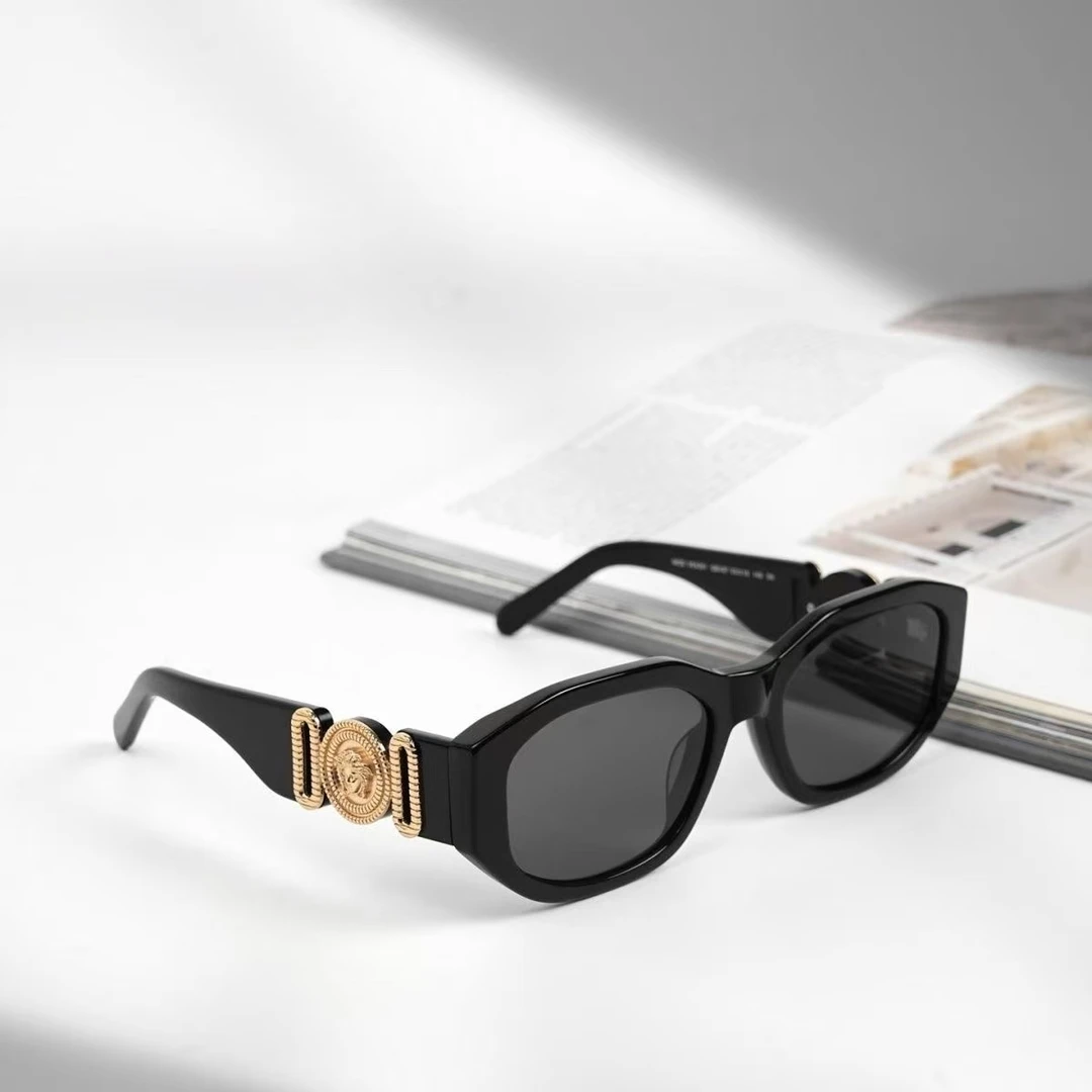 港风复古多边形女士墨镜高级感防晒凹造型太阳眼镜4361防紫外线