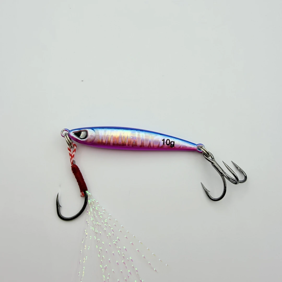 【10克硬铅】远投飘落路亚铁板金属假饵适用于淡水海钓翘嘴