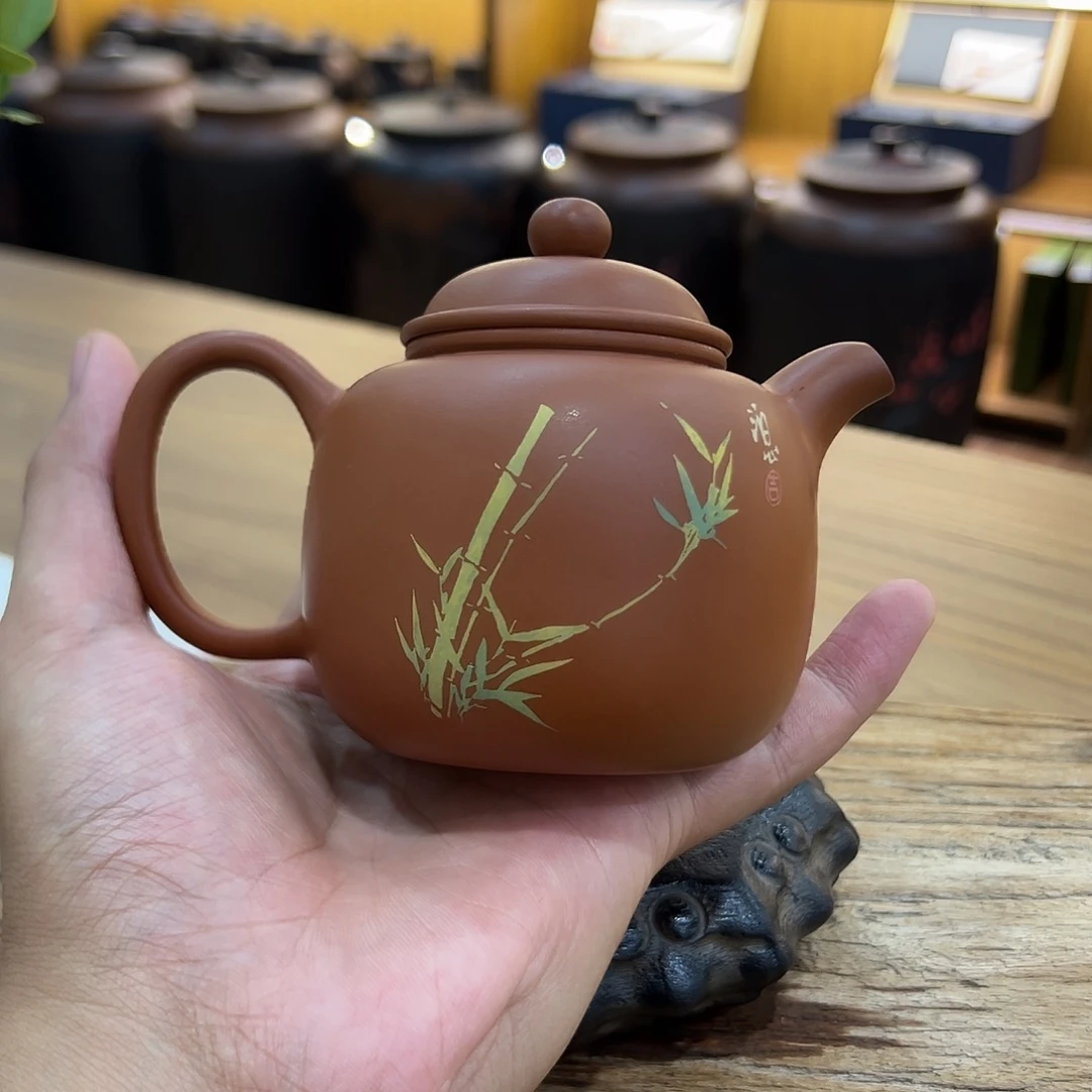 建水紫陶全手工壶