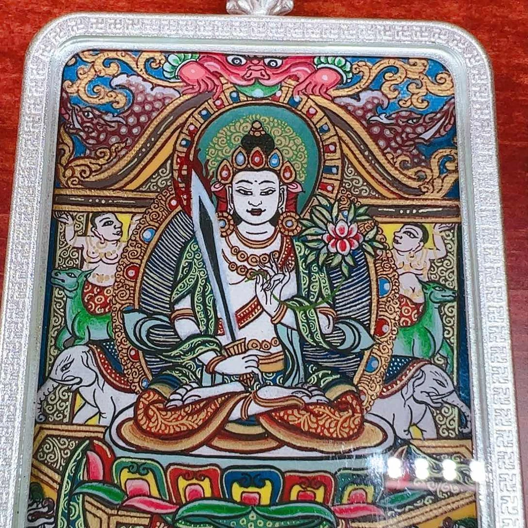 吊坠热贡手绘虚空藏菩萨