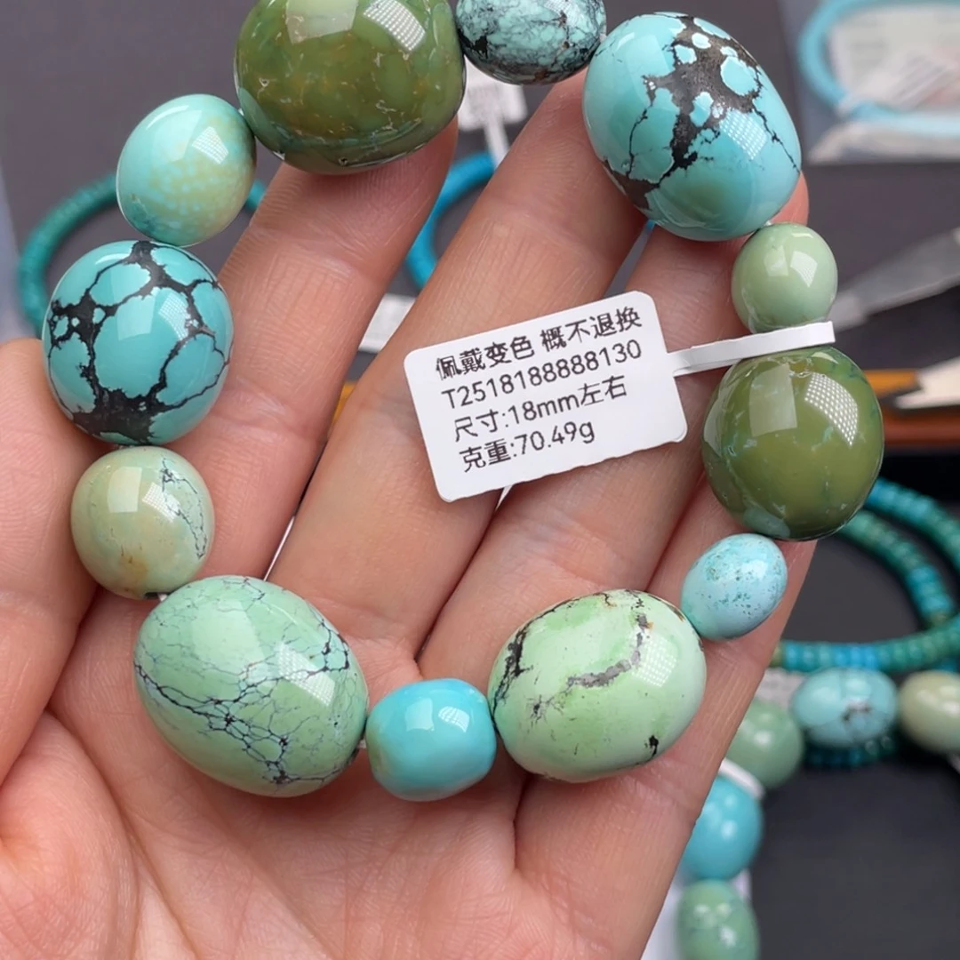 未镶嵌绿松石珠宝奇石