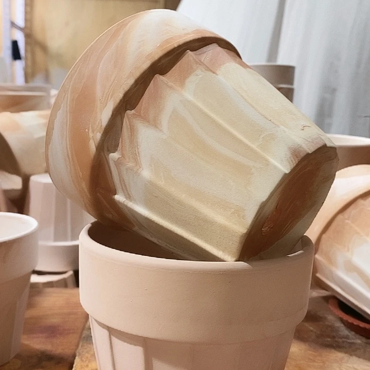 冰淇淋风琴花盆12×11-2