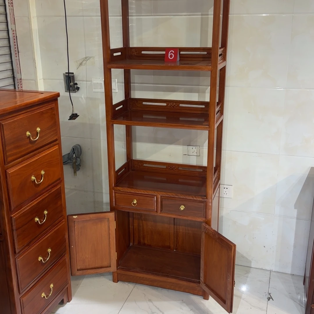 花梨木类成套家具海****制越南花梨62✖️33高178书柜