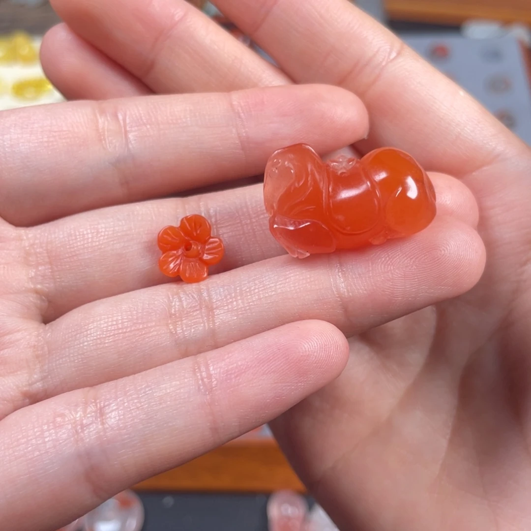 南红玛瑙唐马未镶嵌傅*云