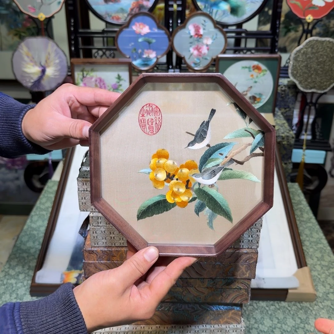 刺绣手工苏绣工艺制作技艺精湛