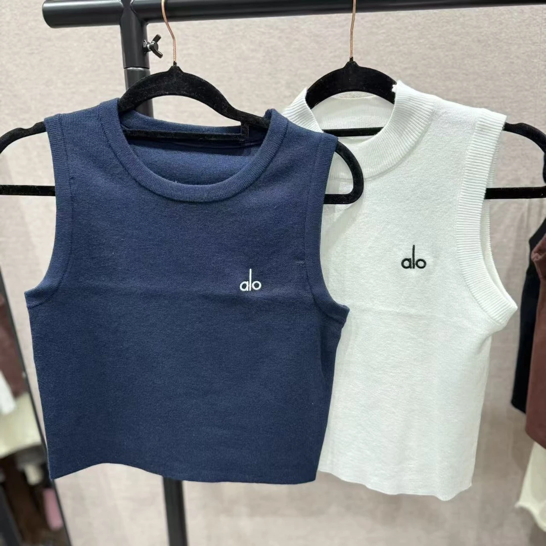 B145 藏蓝色、白色2025年秋冬新款时尚百搭休闲轻奢女装背心