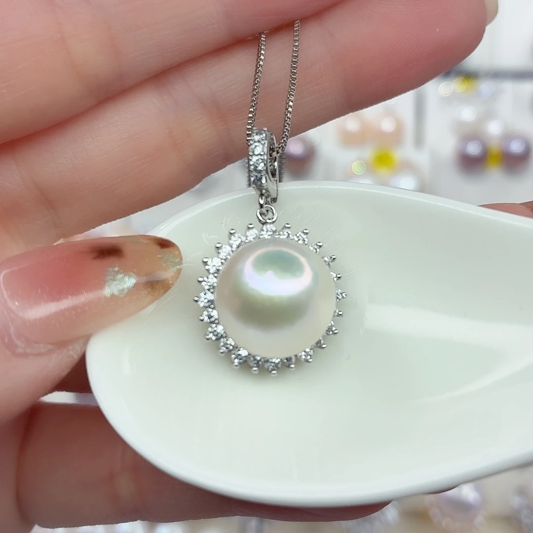 淡水珍珠颈饰合金