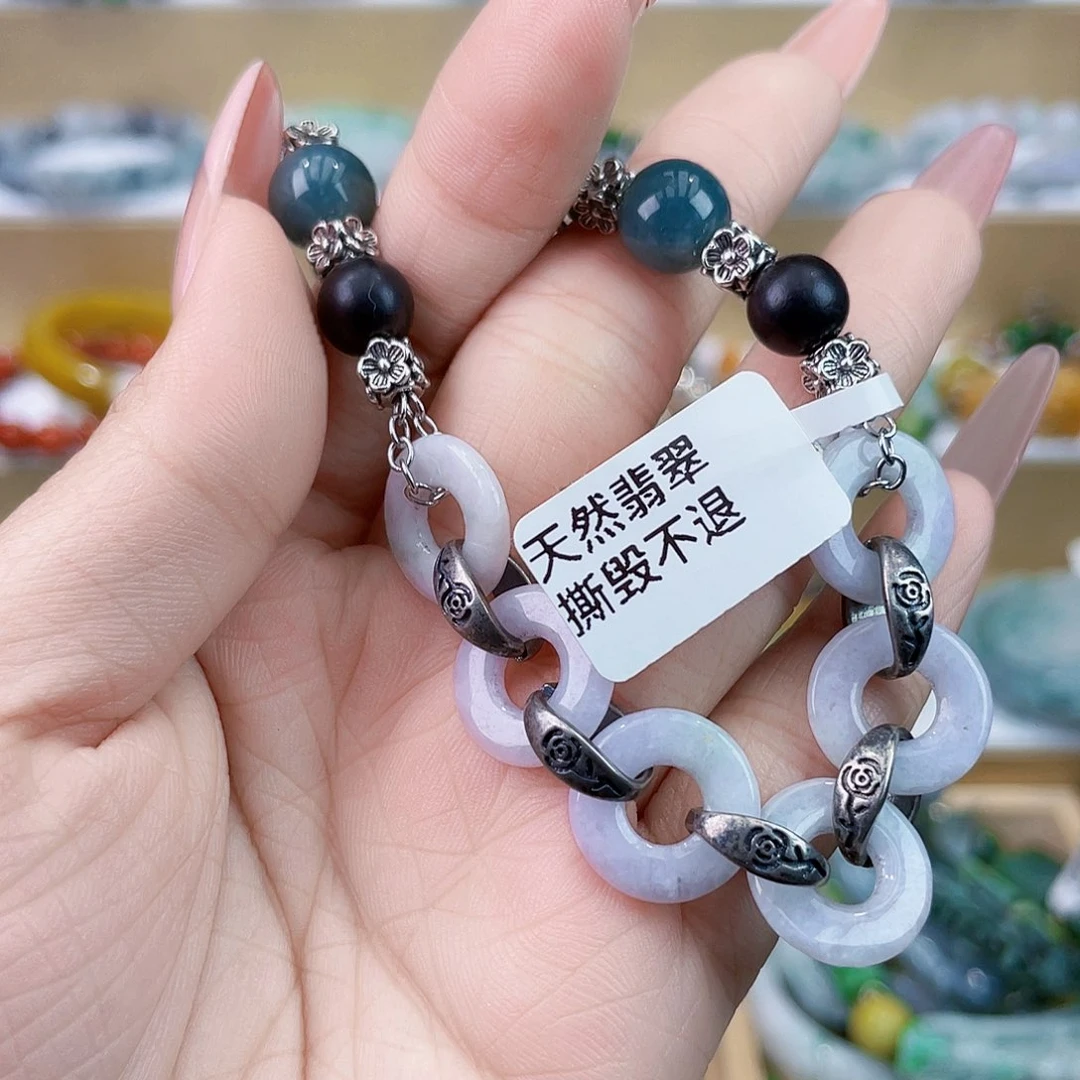 翡翠未镶嵌手链手链