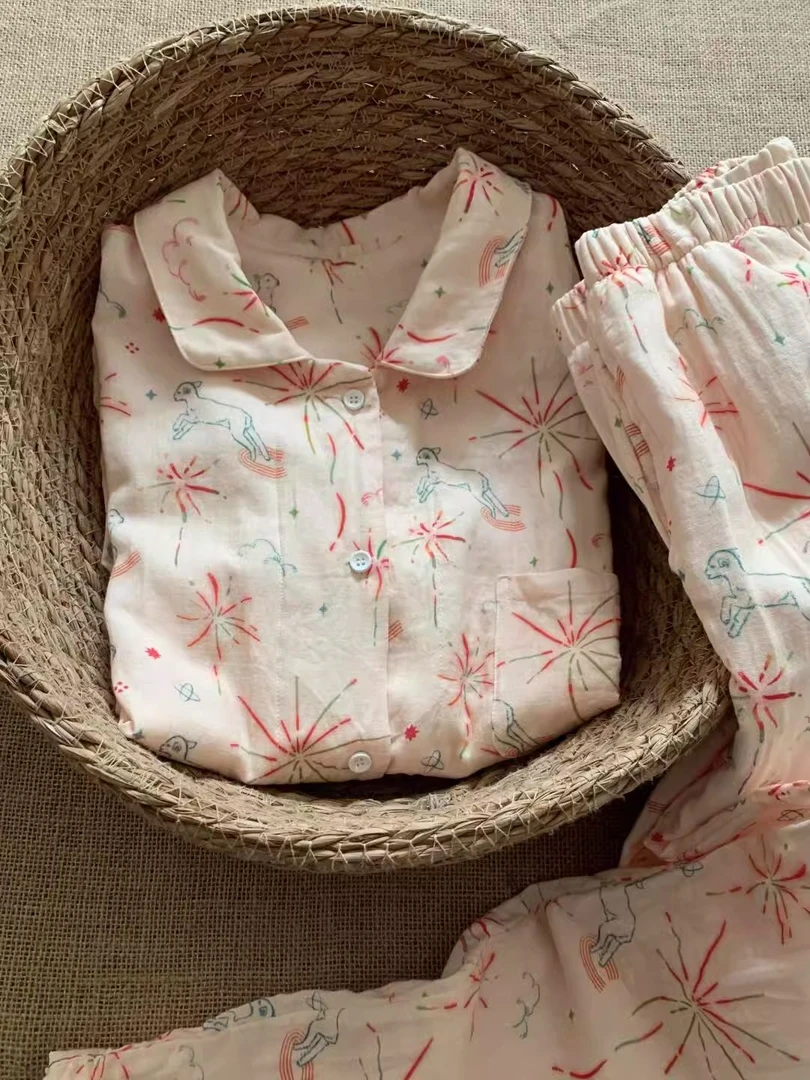 【DMXJ大梦想家】韩系甜美大码睡衣春秋款2025新款韩版软绵绵家居服