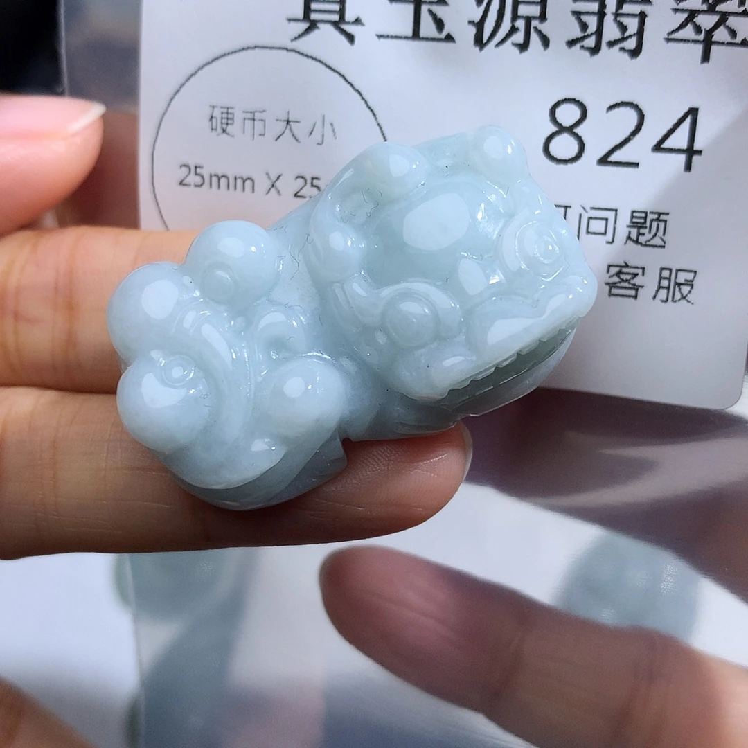 翡翠未镶嵌颈饰824