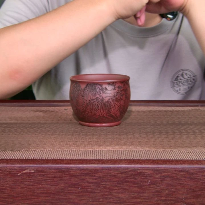茶杯紫砂高货放漏