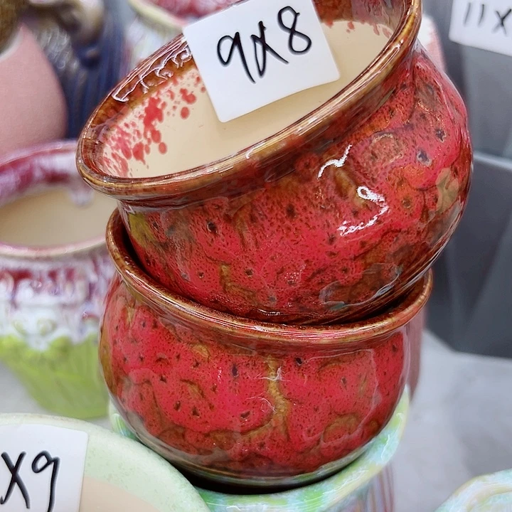 有孔，满10元发货多肉陶瓷花盆