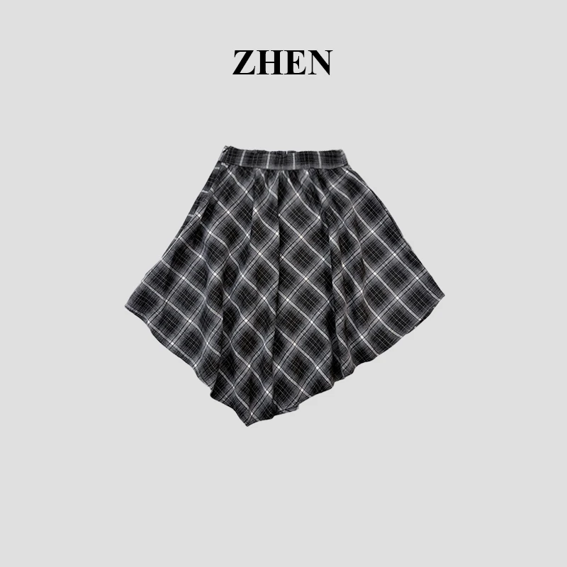 【ZHEN】25Y01904 2025新款半裙显瘦遮肉小众设计款