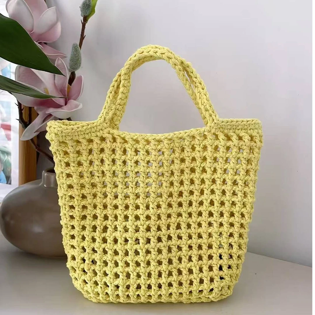 手提小包diy手工钩织一团线非成品包包