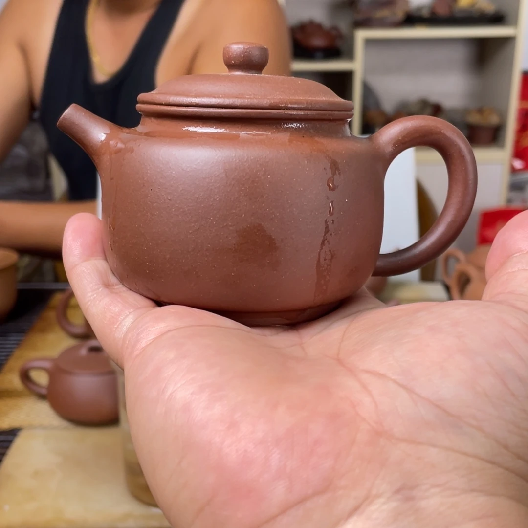 好***林茶壶紫砂大缸料德中