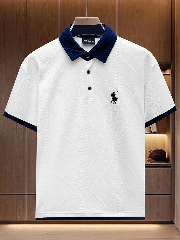 【Polo-T恤 】夏季新品轻奢时尚短袖男女同款--P2012