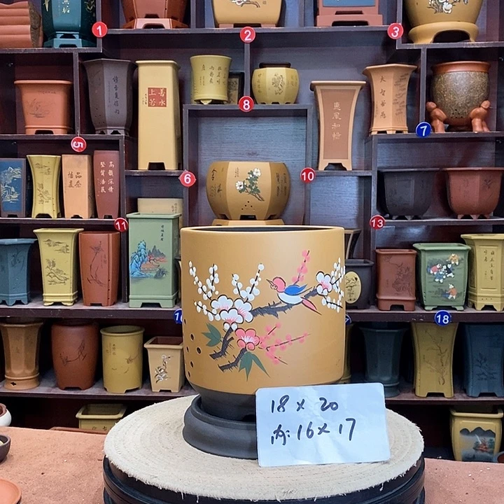 紫砂花盆紫砂花盆