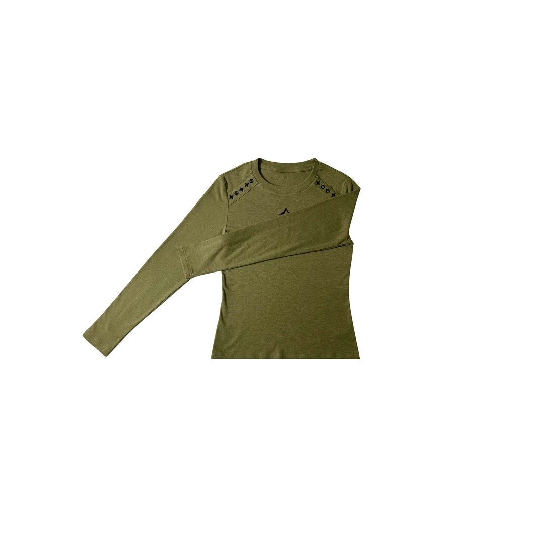 新款百搭长袖T恤女TL43