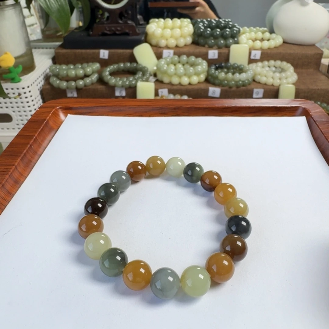 烈***炎手链未镶嵌和田玉