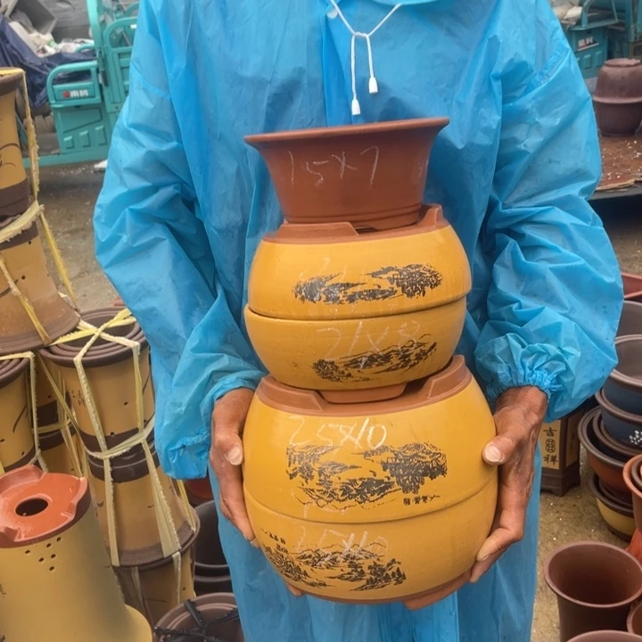 紫砂花盆紫砂花盆